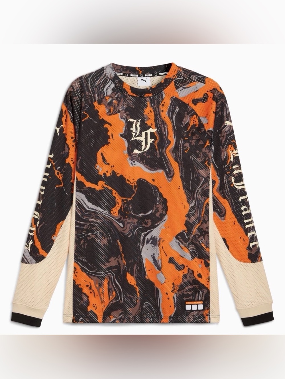 Puma X Lamelo Ball “HEEM” Moto Jersey Mesh Longsleeve Men’s XXL NWT 632475 AOP
